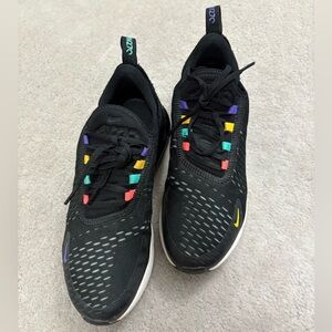 Nike Air Max 270 - Black with Multi-Color Accents - Men’s US size 7